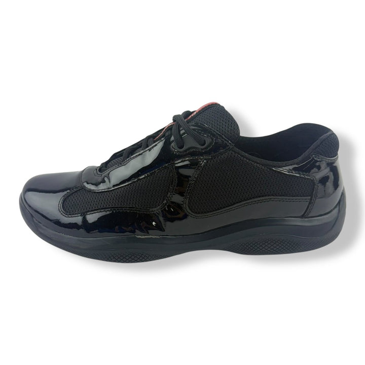 Prada America Cup Black Patent Leather UK 8.5 / EU 42.5 - Lux Central