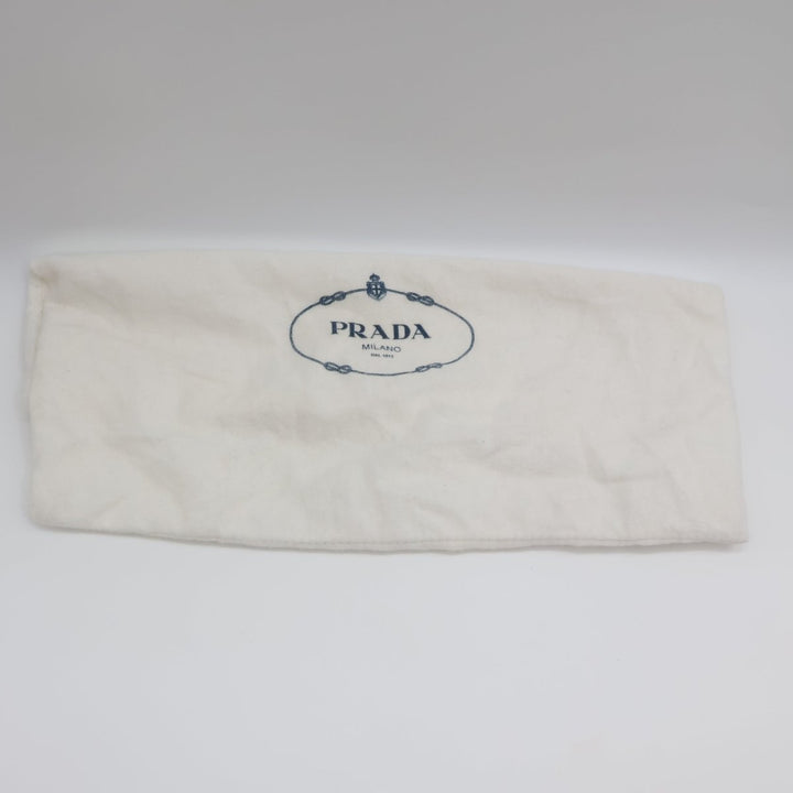 Prada Beige Nylon Re-Nylon Re-Edition 2000 Pochette Handbag - Lux Central