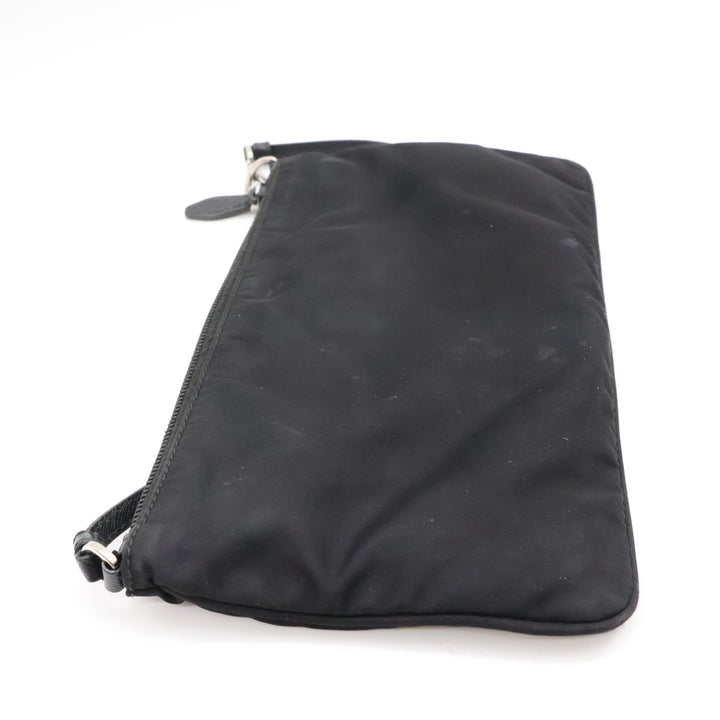 Prada Black Nylon Pochette Handbag - Lux Central