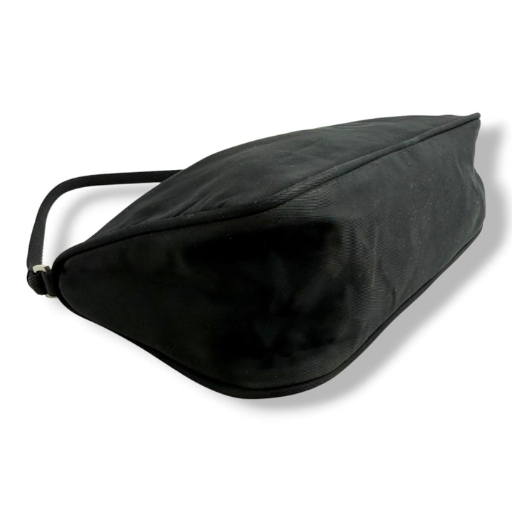 Prada Black Nylon Pochette Handbag - Lux Central