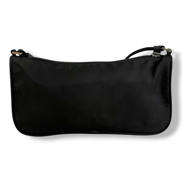 Prada Black Nylon Pochette Handbag - Lux Central