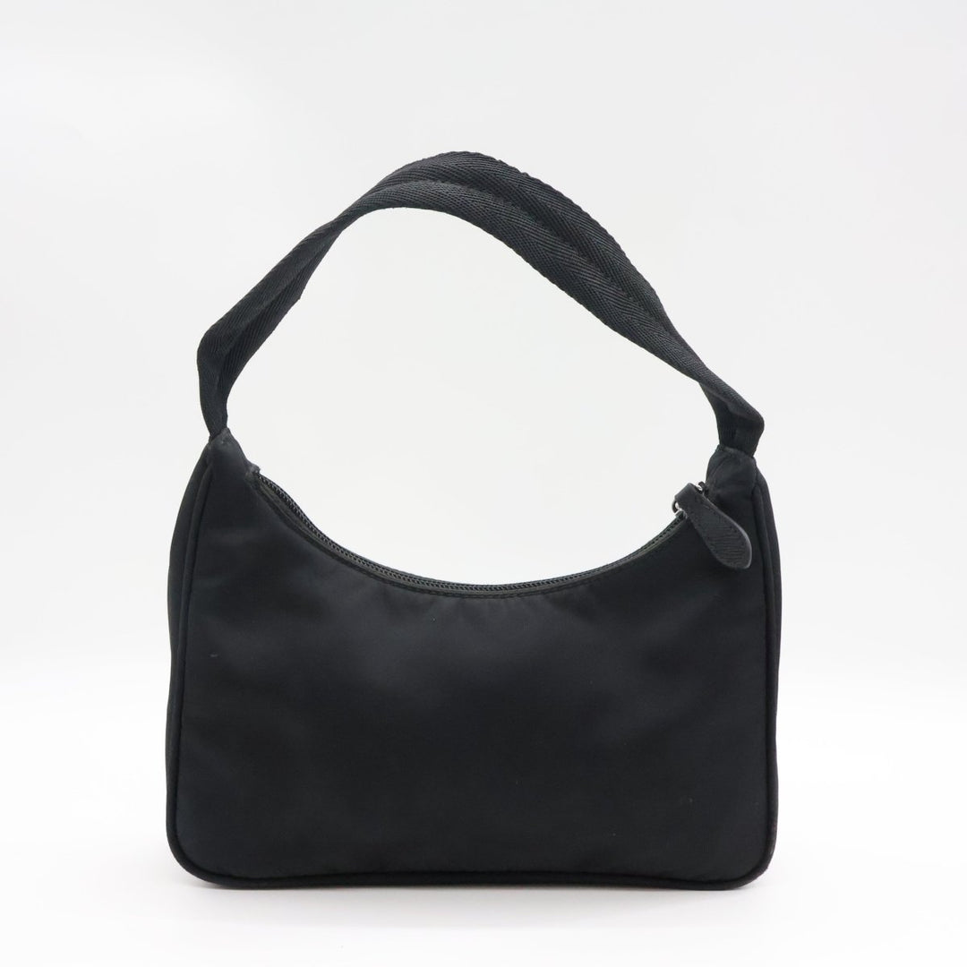Prada Black Nylon Re-Nylon Re-Edition 2000 Pochette Handbag - Lux Central