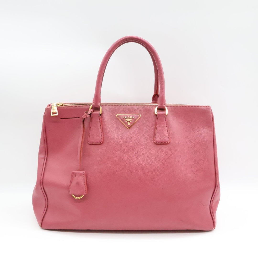 Prada Galleria Lux Saffiano Tote Pink Leather Handbag - Lux Central