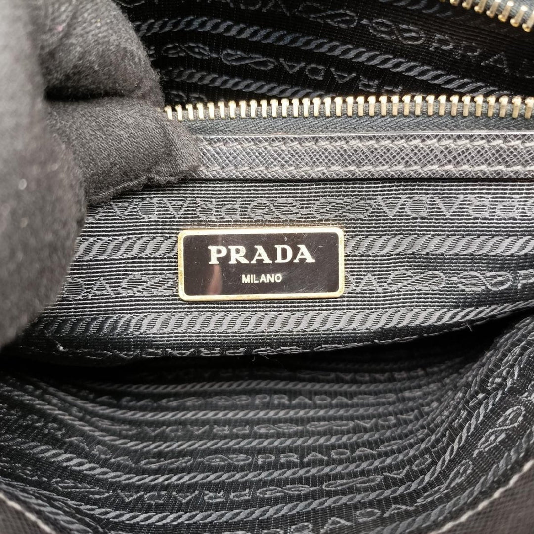 Prada Galleria Saffiano Tote Black Leather Handbag - Lux Central