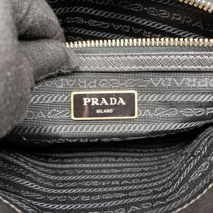 Prada Galleria Saffiano Tote Black Leather Handbag - Lux Central