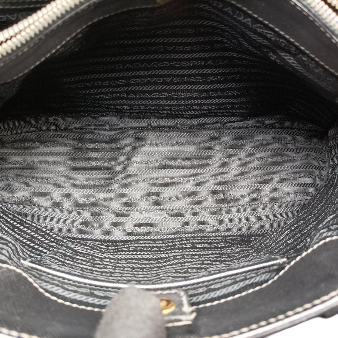 Prada Galleria Saffiano Tote Black Leather Handbag - Lux Central