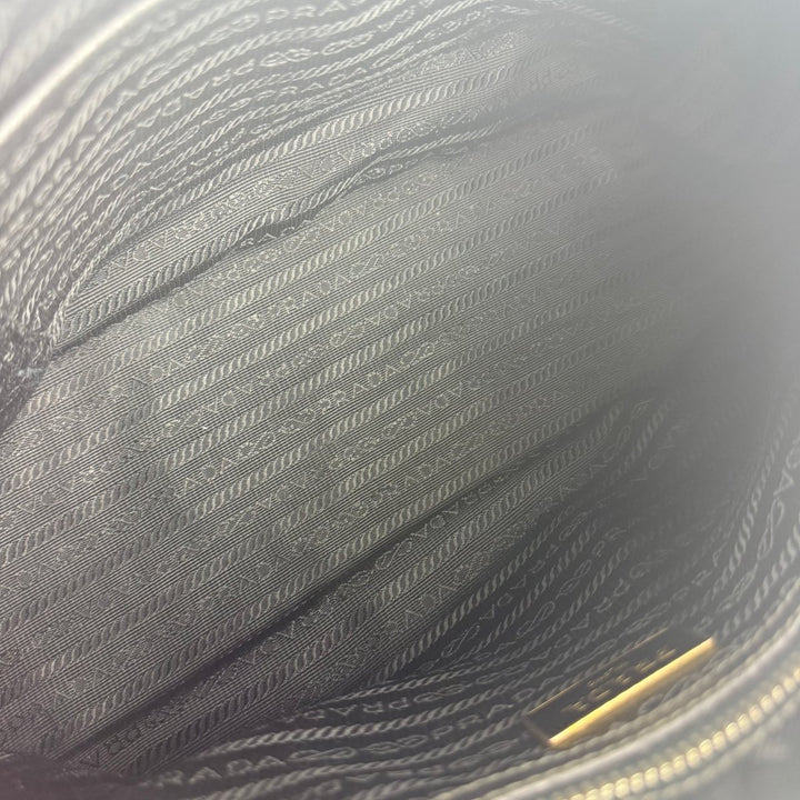 Prada Galleria Saffiano Tote Black Leather Handbag - Lux Central