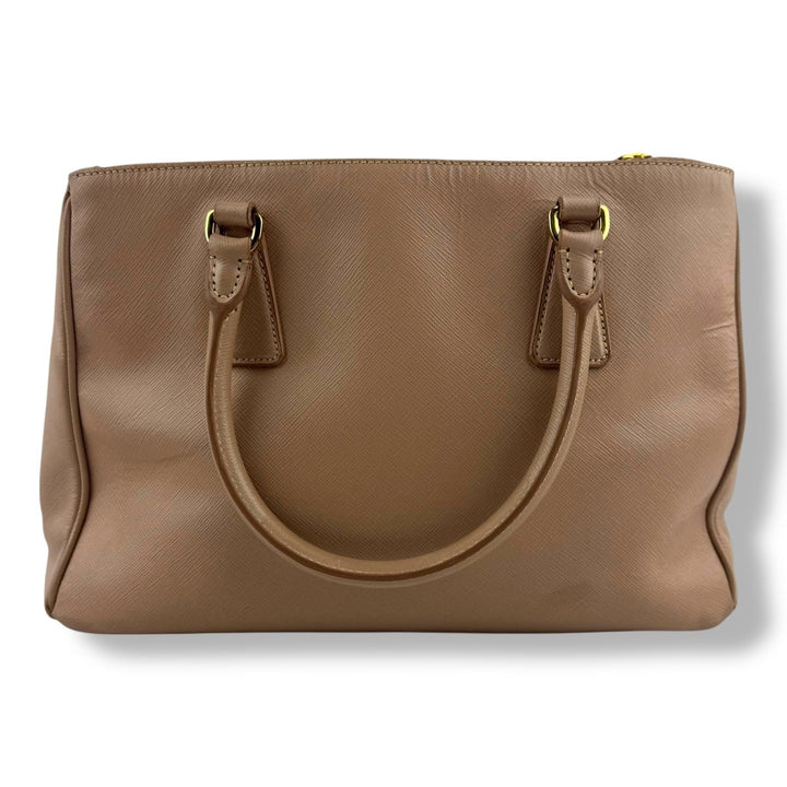 Prada Galleria Saffiano Tote Pale Pink Leather Handbag - Lux Central
