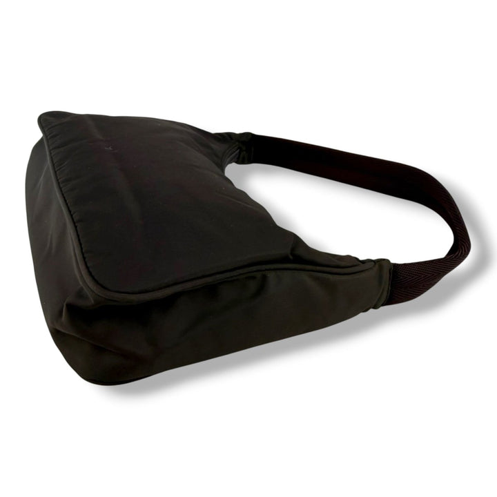 Prada Maroon Nylon Re-Edition 2000 Pochette Handbag - Lux Central