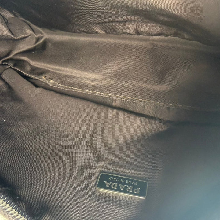 Prada Maroon Nylon Re-Edition 2000 Pochette Handbag - Lux Central