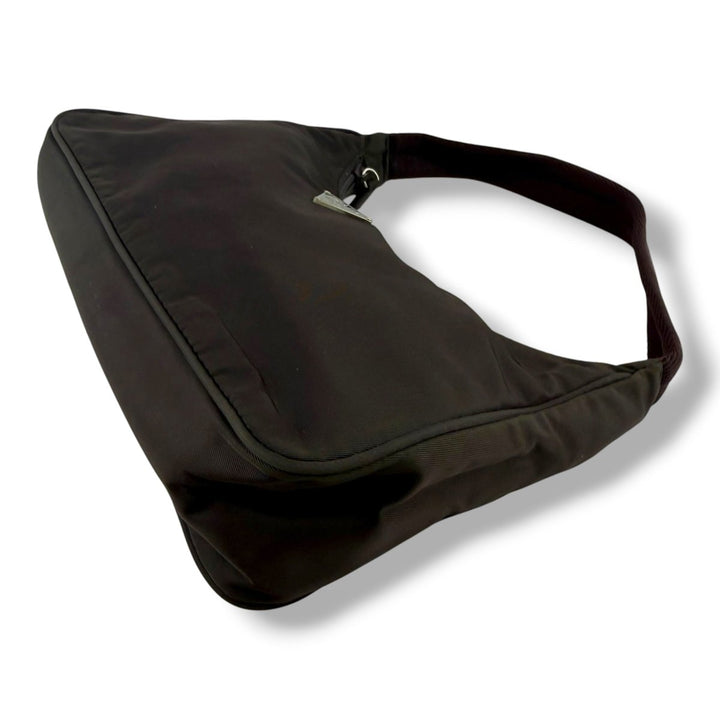 Prada Maroon Nylon Re-Edition 2000 Pochette Handbag - Lux Central