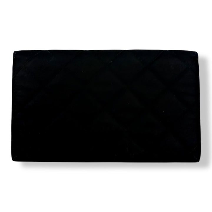 Prada Nylon Quilted Navy Wallet - Lux Central