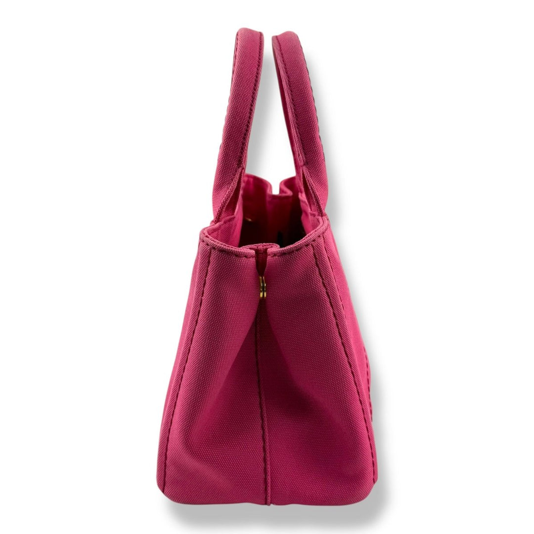 Prada Pink Canapa Tote Handbag - Lux Central