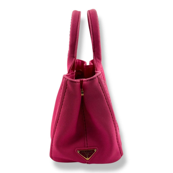 Prada Pink Canapa Tote Handbag - Lux Central