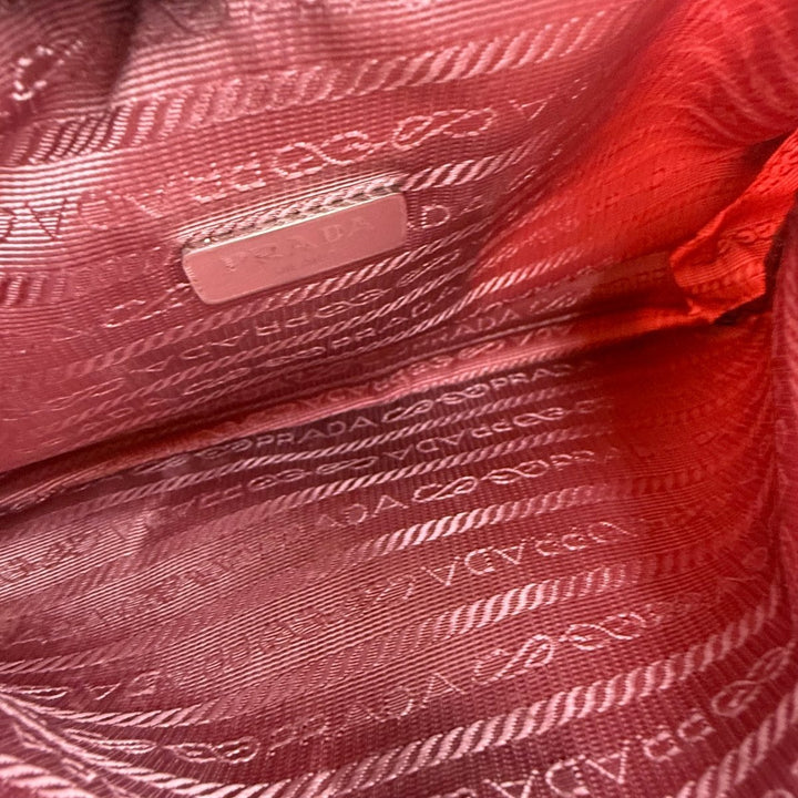 Prada Pink Nylon Re-Edition Pochette Handbag - Lux Central