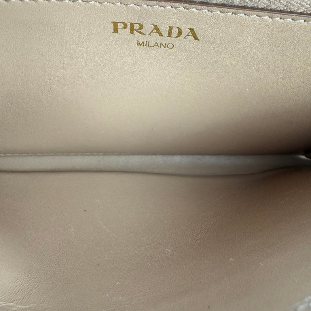 Prada Pink Vitello Move Flap Travel Wallet - Lux Central