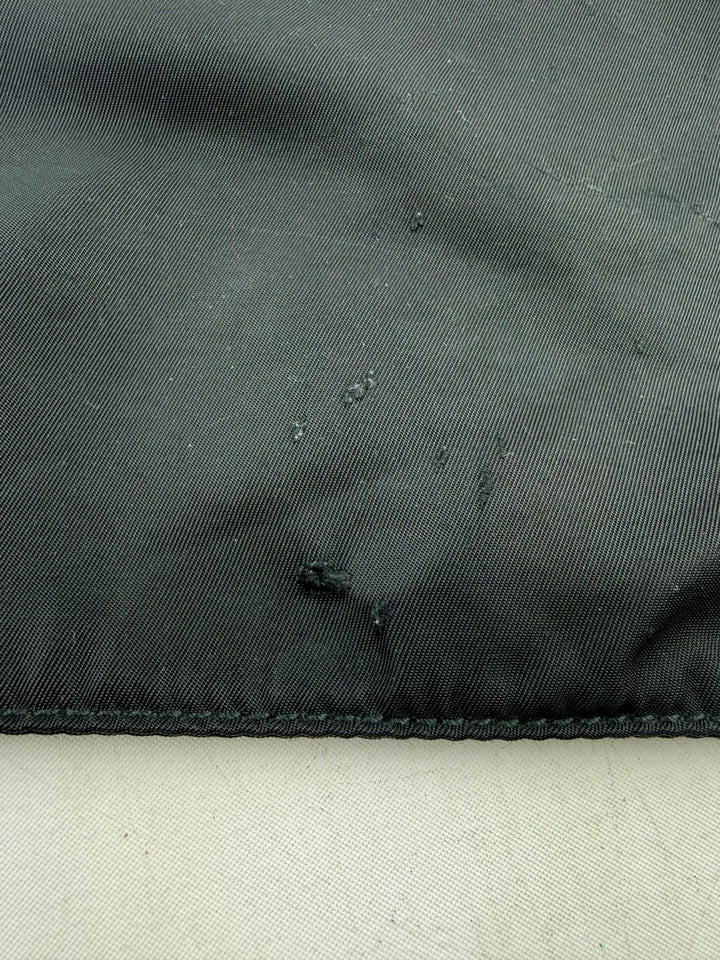 Prada Plaque Logo Black Nylon Messenger Crossbody Bag - Lux Central