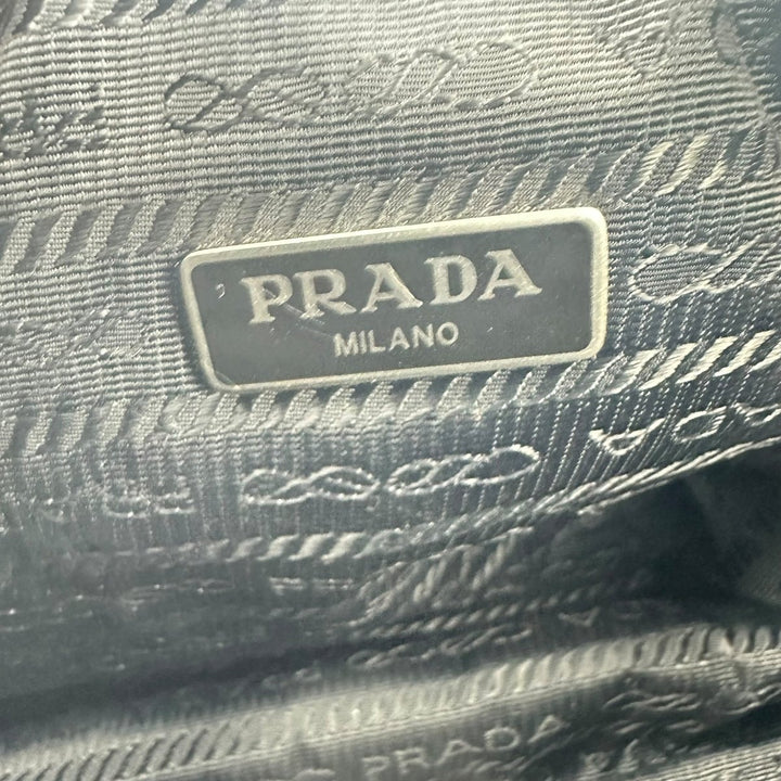 Prada Re - Editon 2000 Black Nylon Handbag - Lux Central