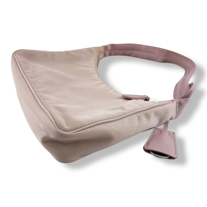 Prada Re - Editon 2000 Pink Nylon Handbag - Lux Central
