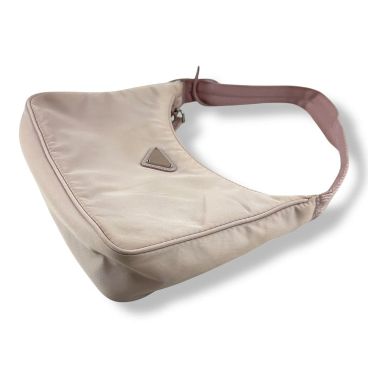 Prada Re - Editon 2000 Pink Nylon Handbag - Lux Central