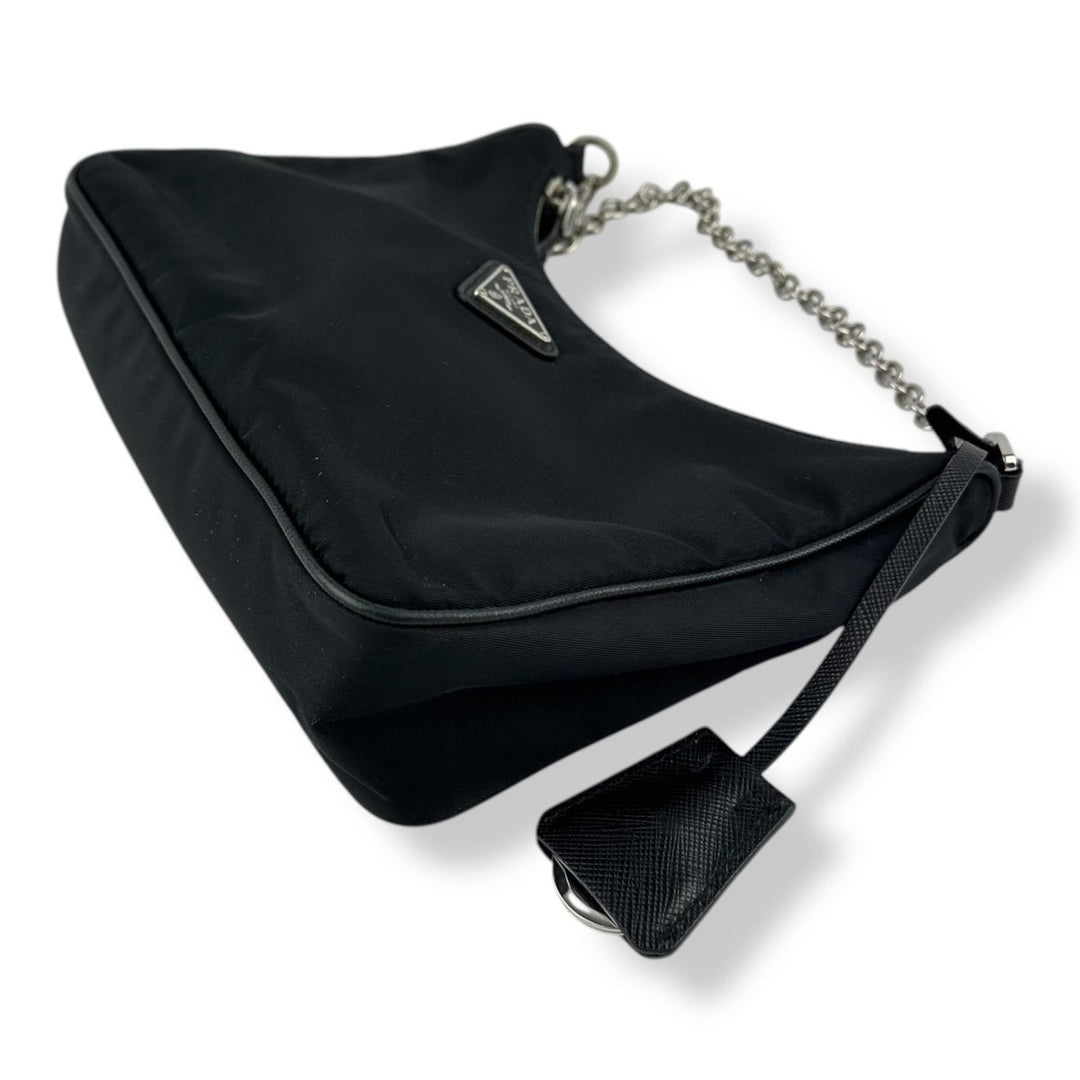 Prada Re - Editon 2005 Black Re - Nylon Handbag - Lux Central