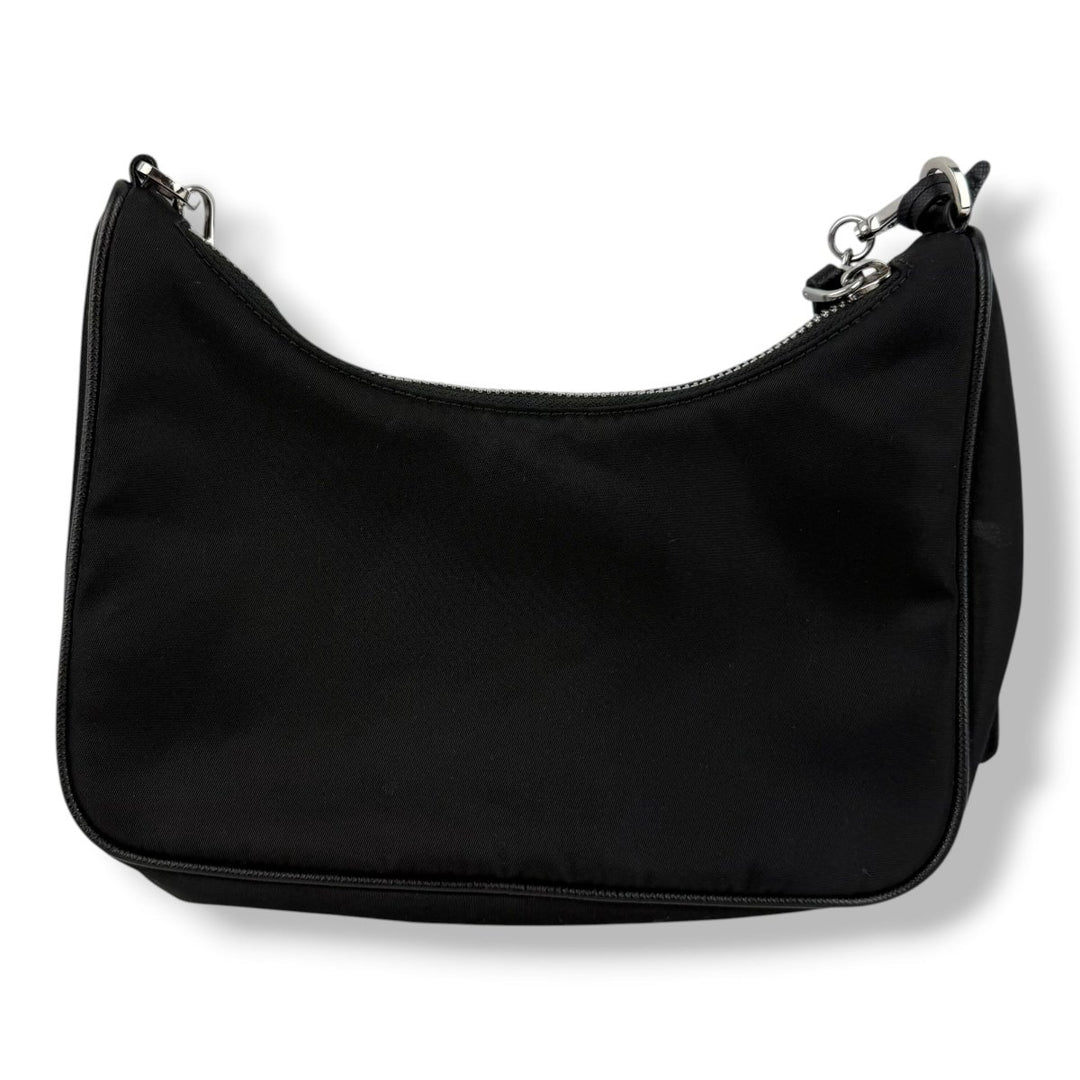 Prada Re-Editon 2005 Black Re-Nylon Handbag - Lux Central