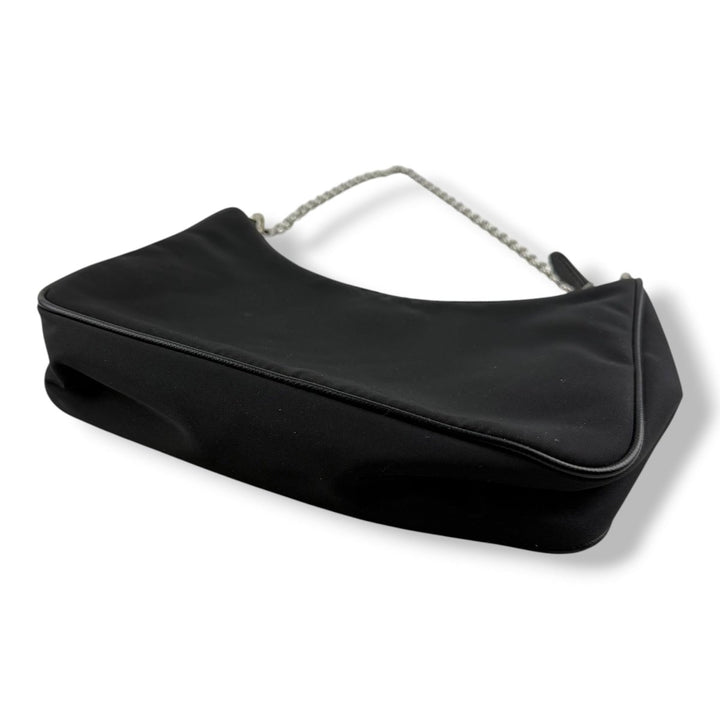 Prada Re-Editon 2005 Black Re-Nylon Handbag - Lux Central