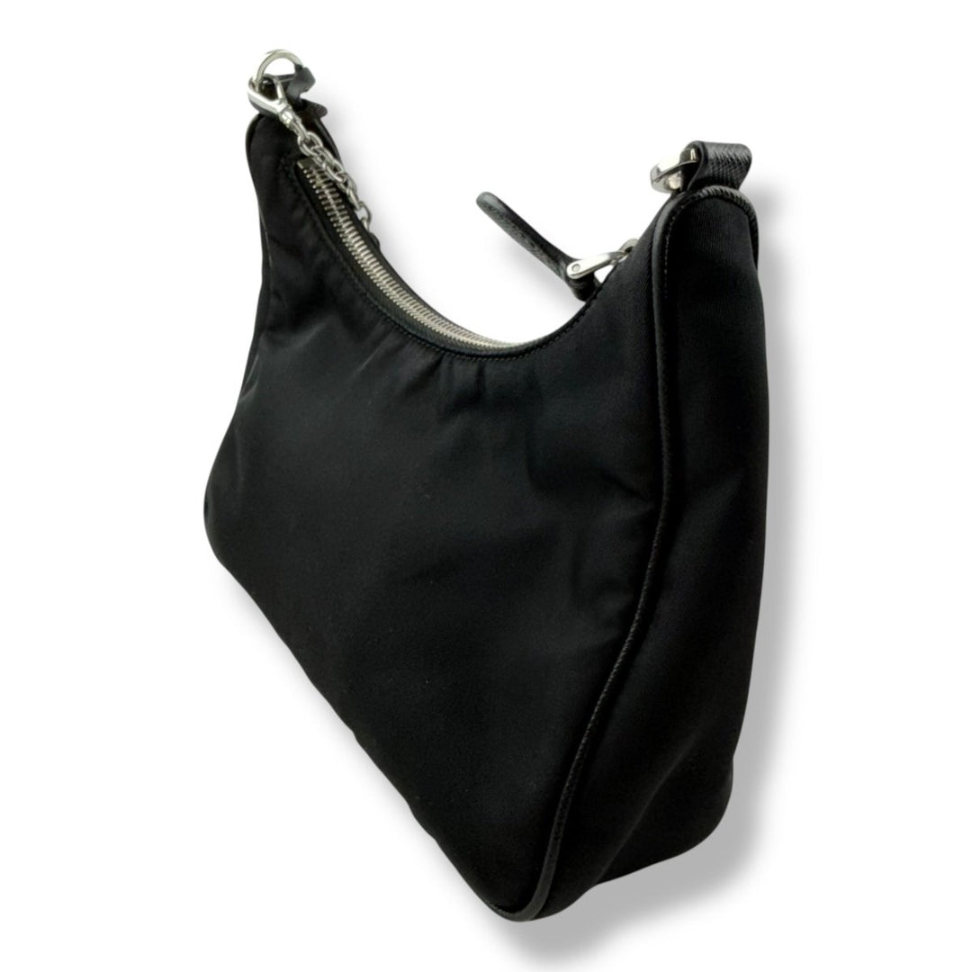 Prada Re - Editon 2005 Black Re - Nylon Handbag - Lux Central