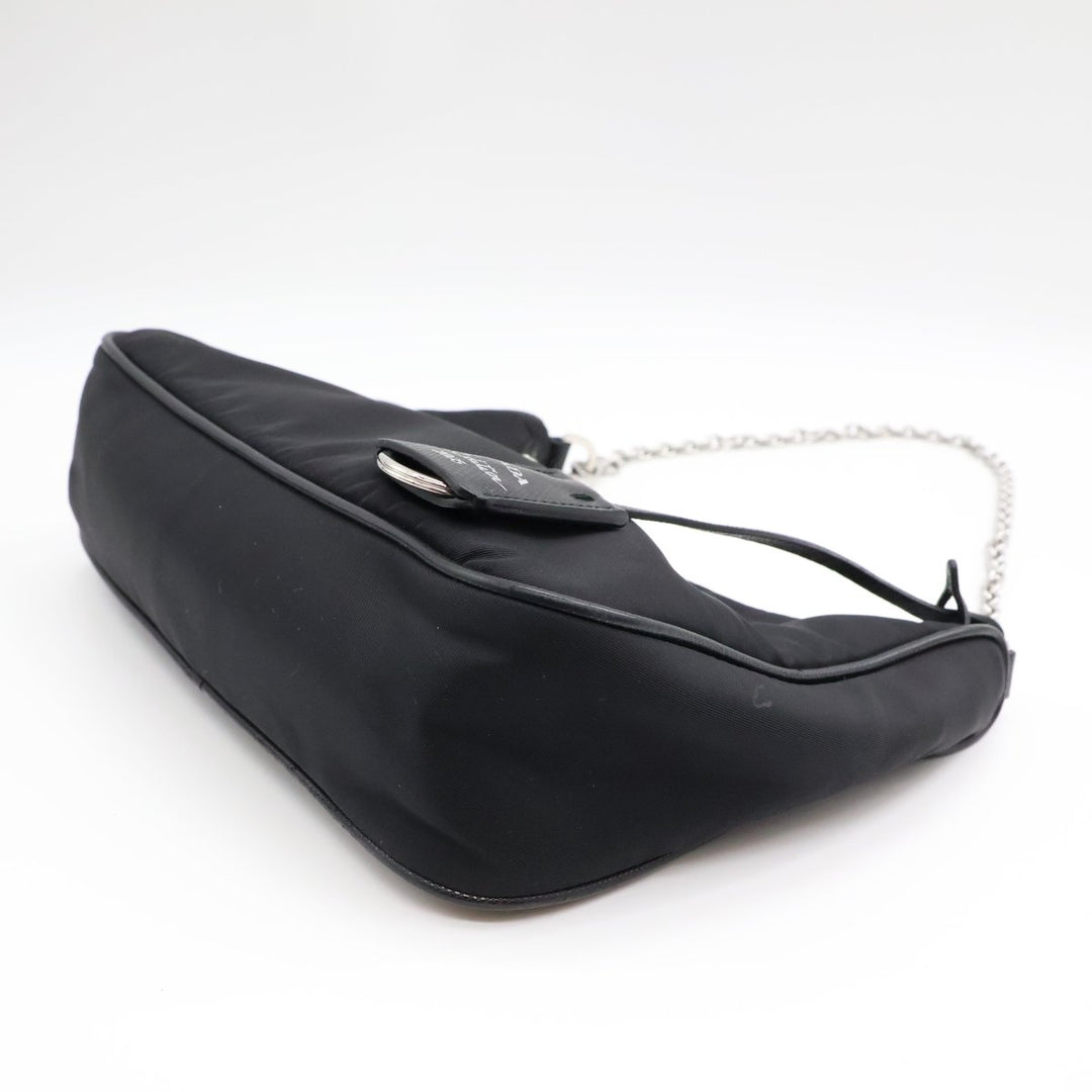 Prada Re-Editon 2005 Black Re-Nylon Handbag - Lux Central