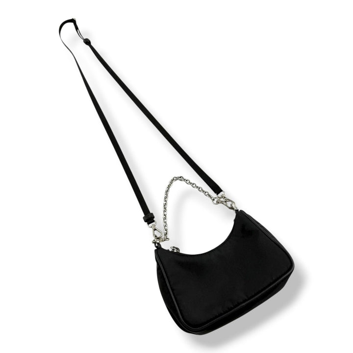 Prada Re - Editon 2005 Black Re - Nylon Mini Handbag - Lux Central