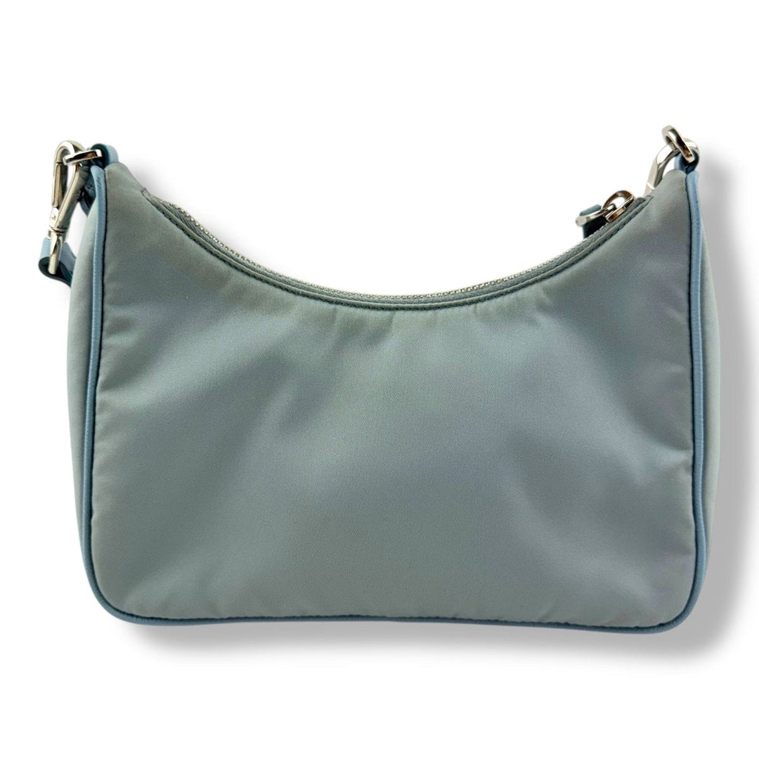 Prada Re - Editon 2005 Blue Re - Nylon Handbag - Lux Central