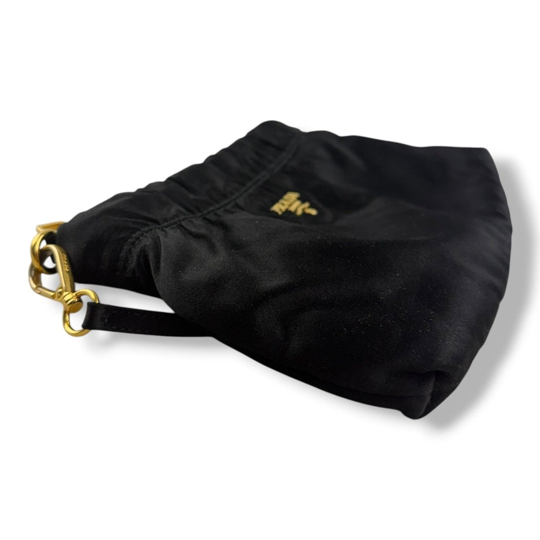 Prada Tessuto Hobo Black Handbag - Lux Central