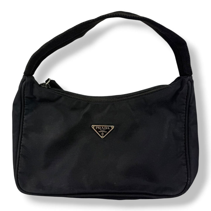Prada Tessuto Hobo Black Handbag - Lux Central