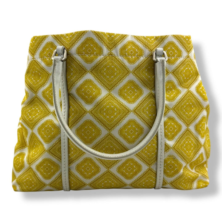 Prada Yellow Nylon Shoulder Tote Handbag - Lux Central