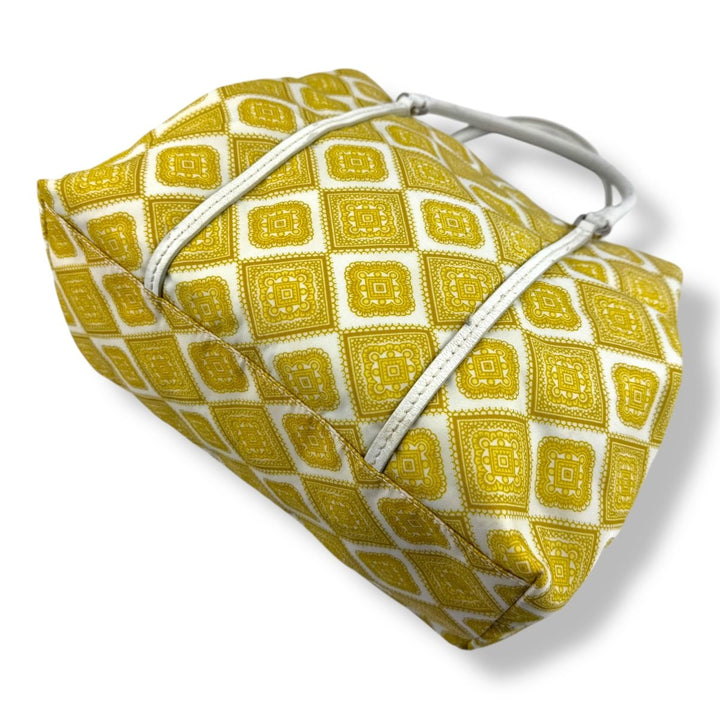 Prada Yellow Nylon Shoulder Tote Handbag - Lux Central