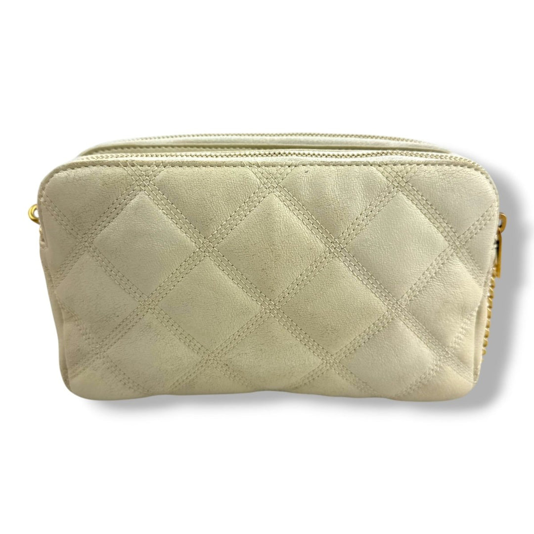 Saint Laurent Becky Cream Lambskin Handbag - Lux Central