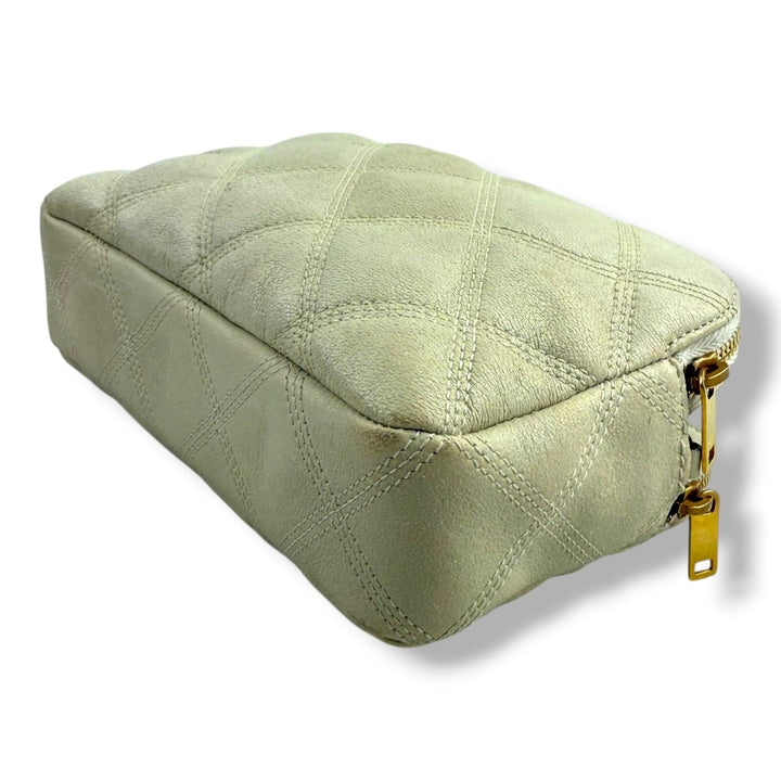 Saint Laurent Becky Cream Lambskin Handbag - Lux Central