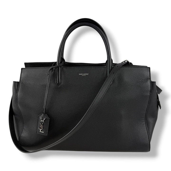 Saint Laurent Black Rive Gauche Cabas Tote Handbag - Lux Central