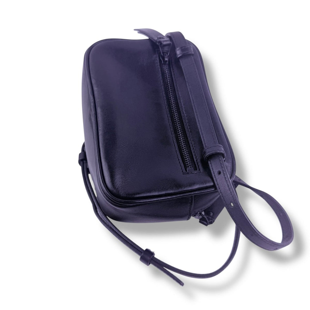 Saint Laurent Black YSL Lou Mini Belt Handbag - Lux Central