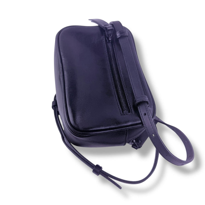 Saint Laurent Black YSL Lou Mini Belt Handbag - Lux Central