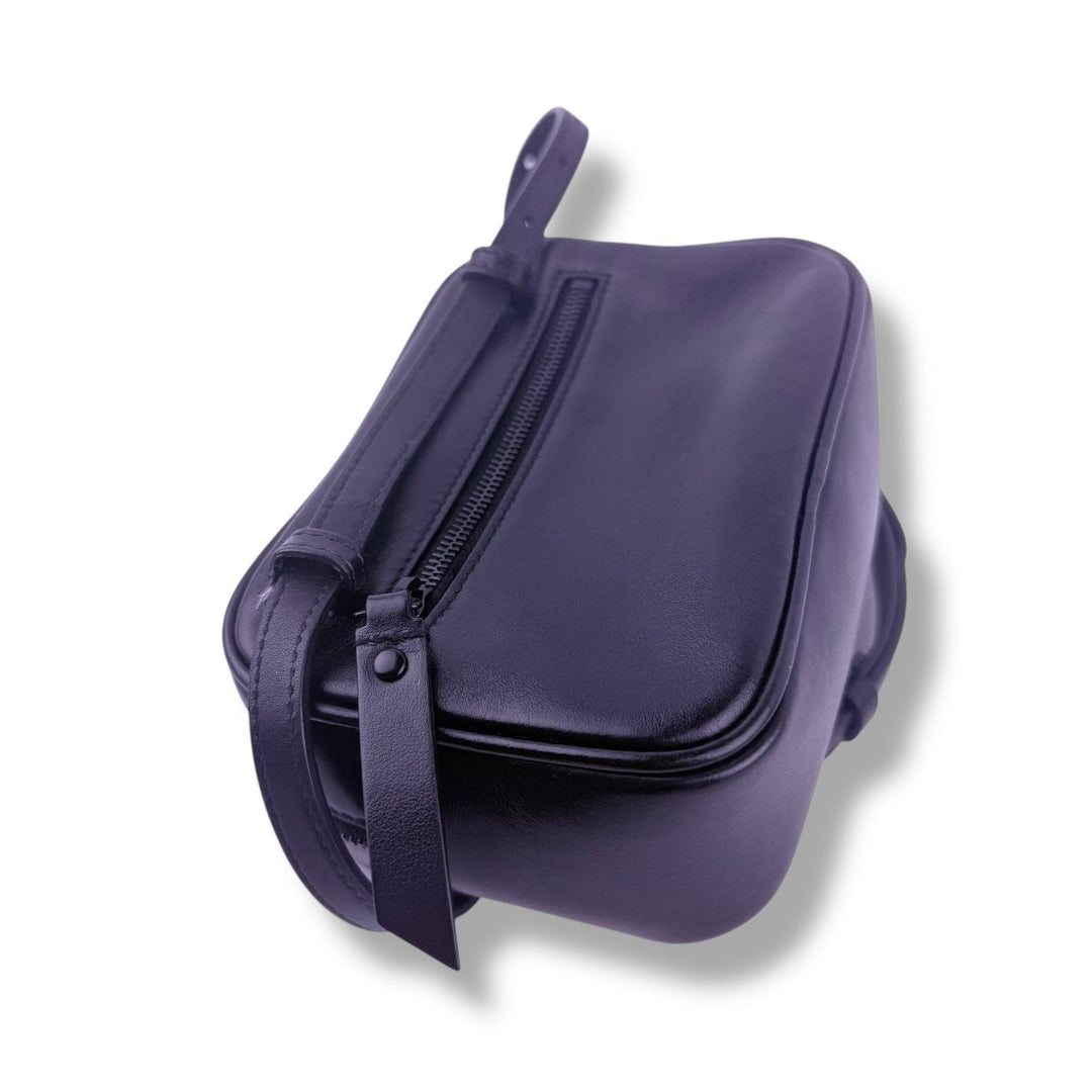 Saint Laurent Black YSL Lou Mini Belt Handbag - Lux Central