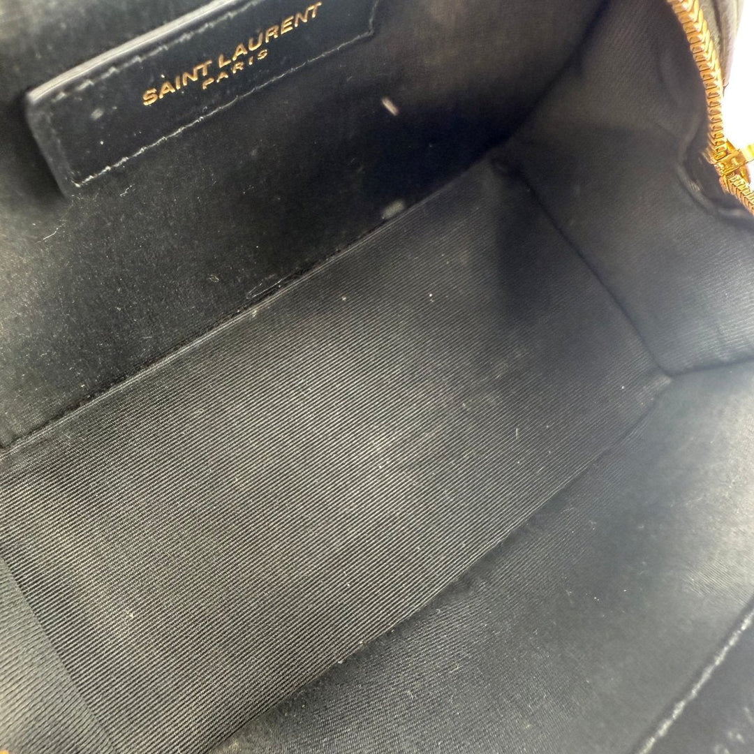 Saint Laurent Cassandre Cosmetic Black Pouch - Lux Central