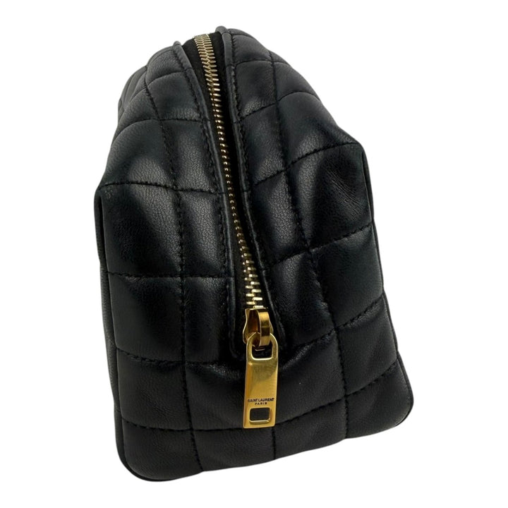 Saint Laurent Cassandre Cosmetic Black Pouch - Lux Central