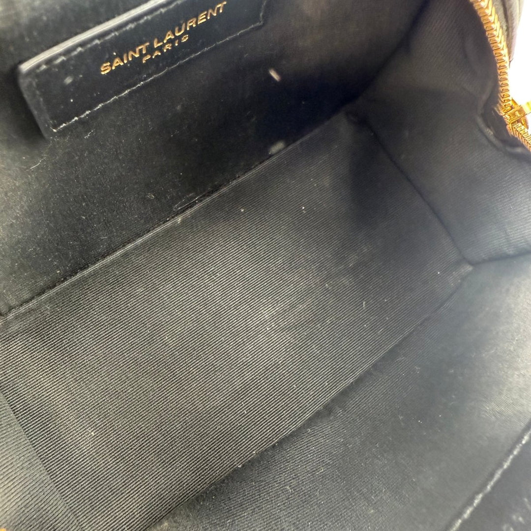 Saint Laurent Cassandre Cosmetic Black Pouch - Lux Central