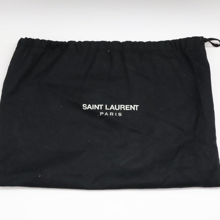 Saint Laurent Cassandre Matalesse Jolie Black Clutch Pouch - Lux Central
