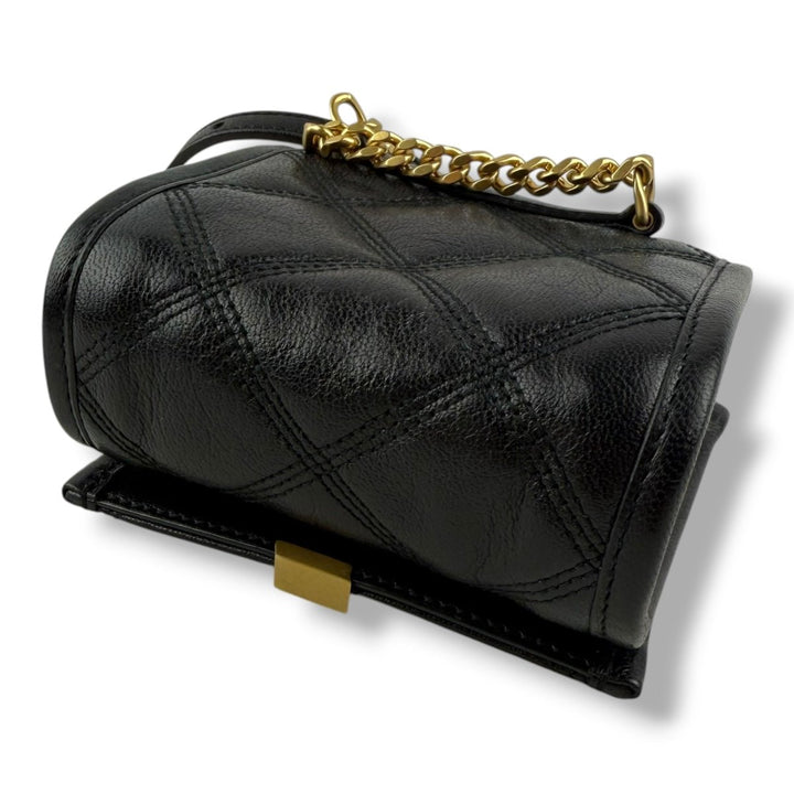 Saint Laurent Mini Becky Black Lambskin Handbag - Lux Central