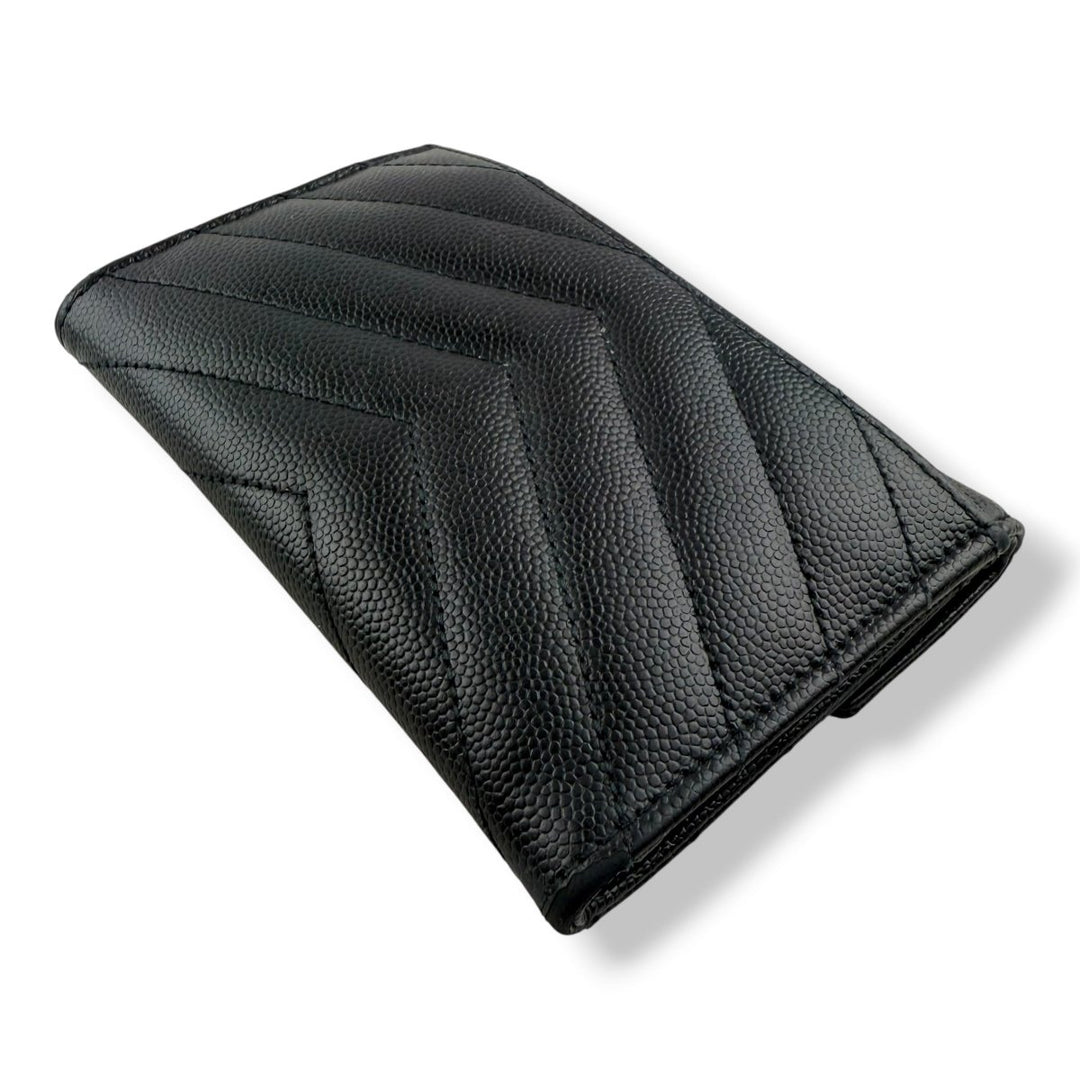 Saint Laurent Small Leather Black Purse - Lux Central