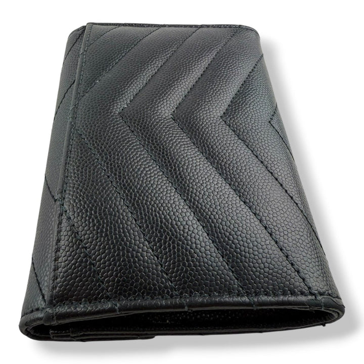 Saint Laurent Small Leather Black Purse - Lux Central