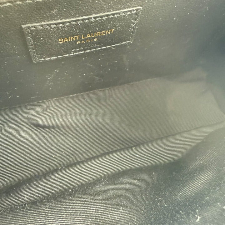 Saint Laurent YSL Beige Medium Kate Leather Handbag - Lux Central