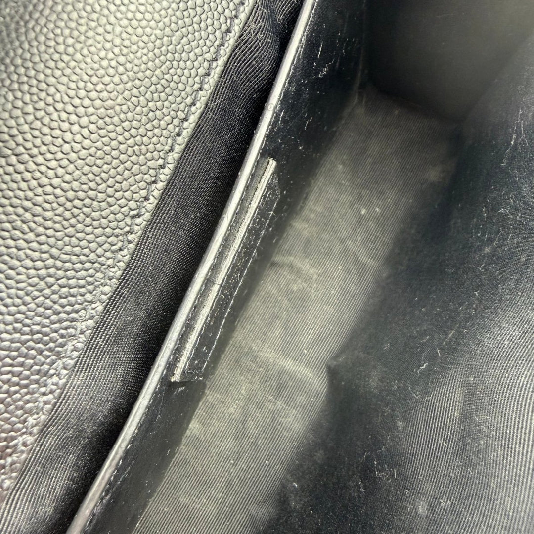 Saint Laurent YSL Black Leather Medium Kate Handbag - Lux Central